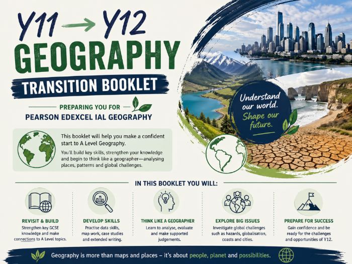Y11-12 Pearson IAL Geography Transition booklet