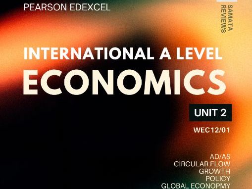 Pearson Edexcel IAL Economics Unit 2 (WEC12/01) Master Revision Guide: Macroeconomic Performance