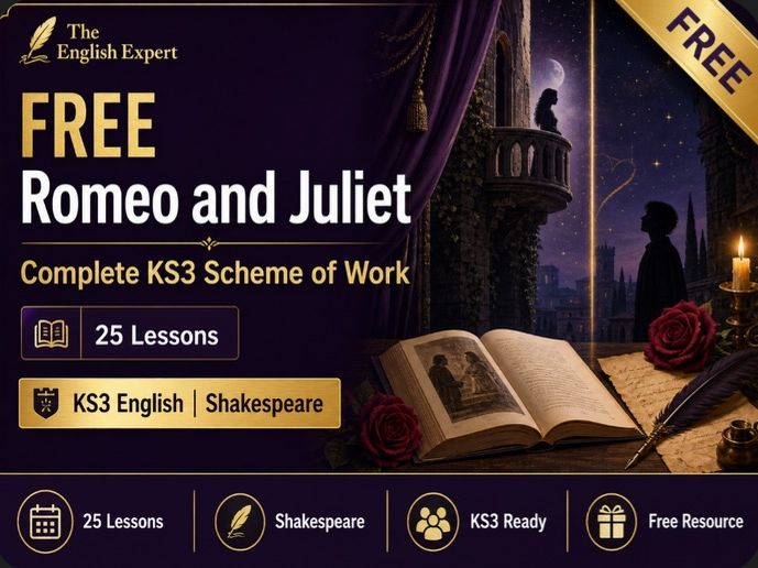 FREE Romeo and Juliet: Complete KS3 Scheme of Work (25 Lessons)
