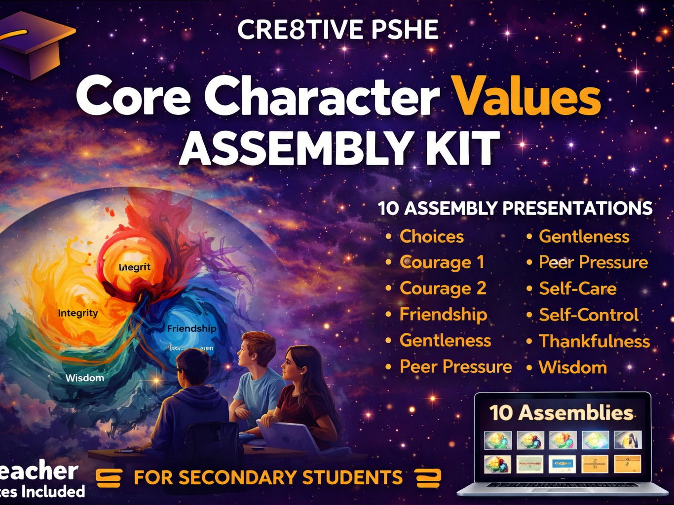 Core Character Values – Inspiring Assemblies for Secondary School Students