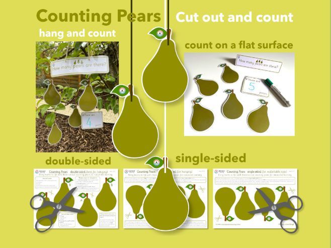 Counting Pears, using one-to-one correspondence