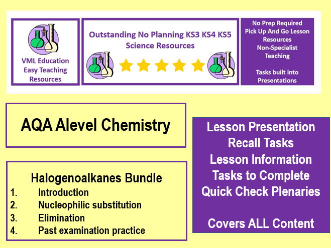 AQA Alevel Organic Chemistry Chapter 13 Halogenoalkanes Full Topic