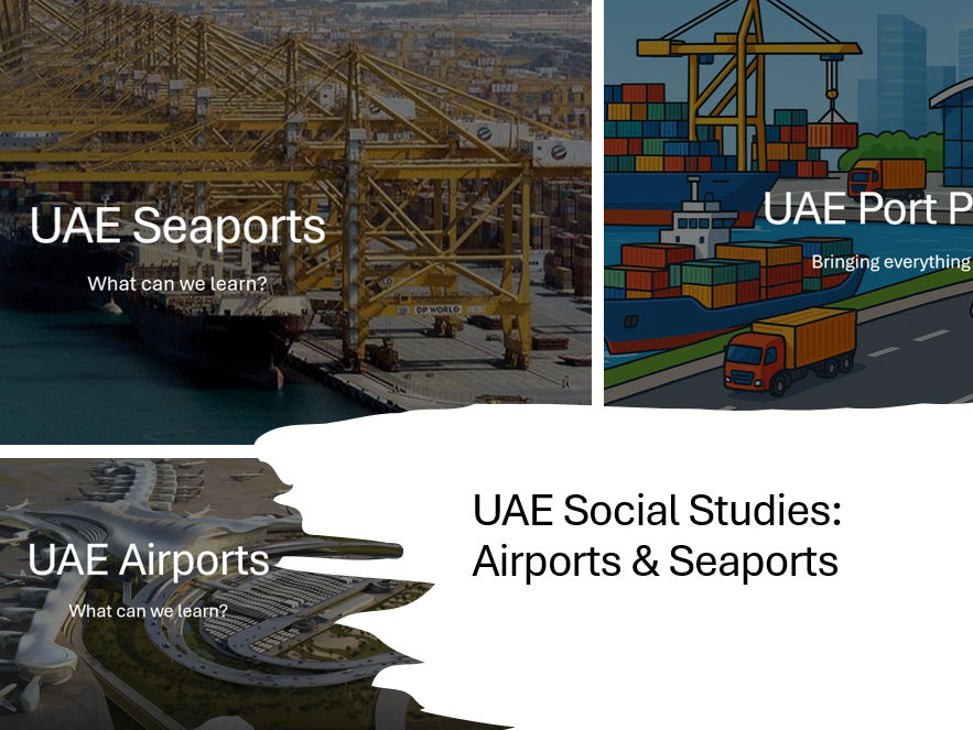 UAE Social Studies - Transport in the UAE - Airports & Seaports