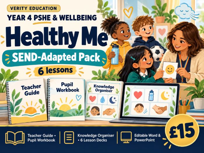 Year 4 PSHE & Wellbeing: Healthy Me — SEND-Adapted Pack