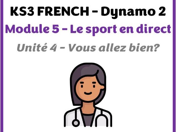 Dynamo 2 - Module 5 (Le sport en direct) - Lesson for unit 4 (Vous allez bien?)