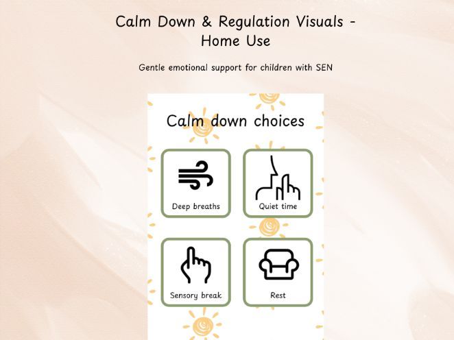 "Calm Down" Visual Aids