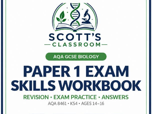 AQA GCSE Biology Paper 1 Exam Skills Workbook | Questions, Answers & Revision