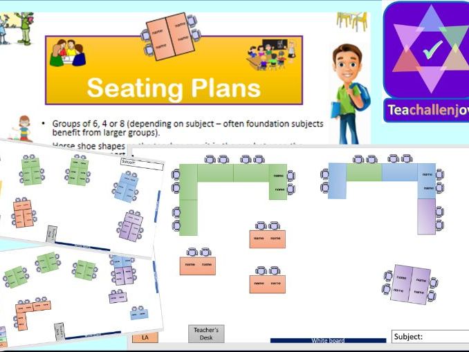 Seating Plan Pack Group Work, Behaviour Management and Focus Tables