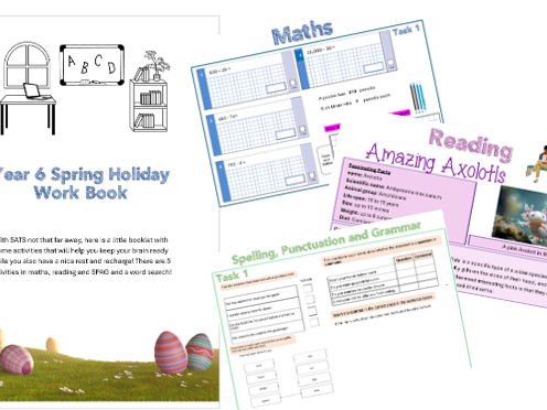 Year 6 SATS Spring Holiday Work Booklet