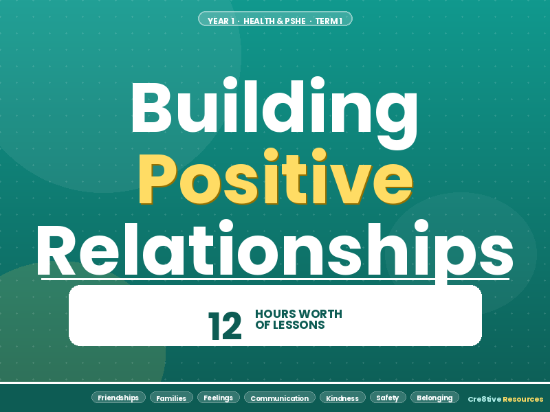 Year 1 PSHE - Building Positive Relationships| Primary PSHE | 12 hours of Lessons