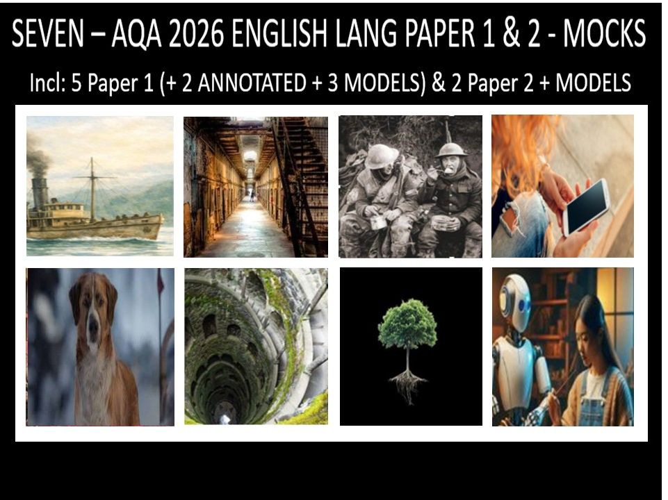 SEVEN - AQA PAPER 1 & 2 | 2026 FULL MOCKS | ANNOTATED | MODELS