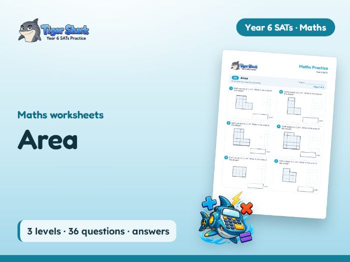 Area Worksheets: Triangles, Parallelograms