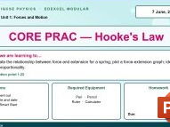 IGCSE Physics: Core Practical — Hooke's Law | Edexcel Modular | Unit 1 | L14