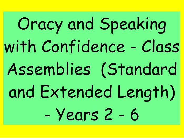 Premium Class Assemblies – Oracy and Speaking with Confidence (Standard & Extended Versions)