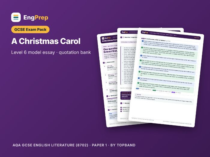 A Christmas Carol Exam Pack (AQA GCSE)