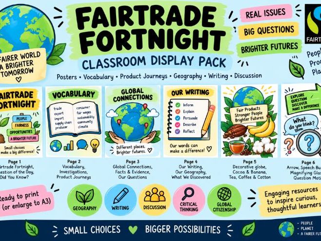 Fairtrade Fortnight Classroom Display Pack