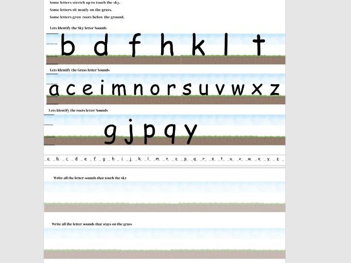 Reception writing program