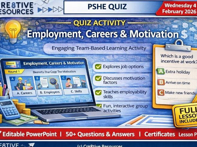 Employment, Careers & Motivation Quiz