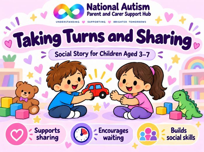 Taking Turns & Sharing: ASD Social Story