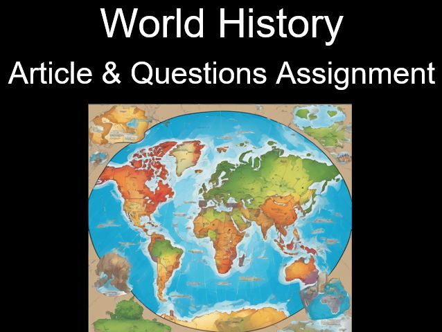 Archibald Cox “Article & Questions” Assignment