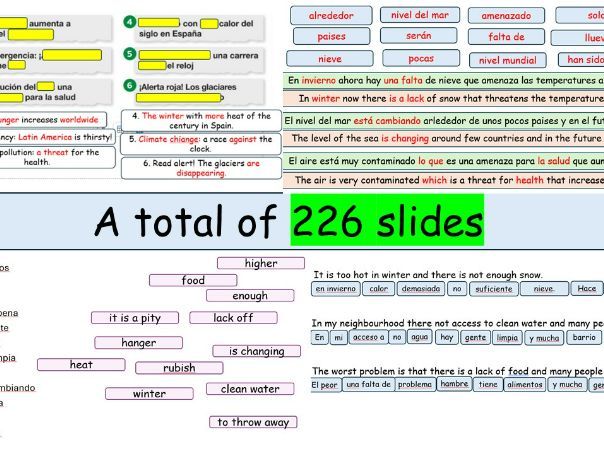 7.2 El planeta en peligro. Module 7 Un mundo mejor para todos. New GCSE ...