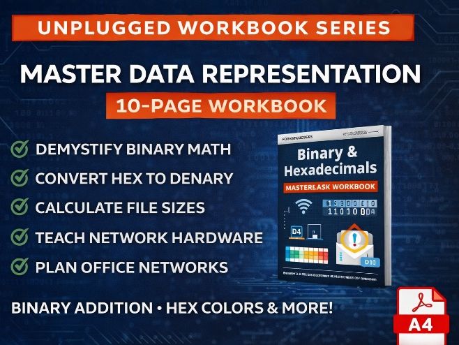 Data Representation Mastery: 10-Page Workbook (with Answer Key)