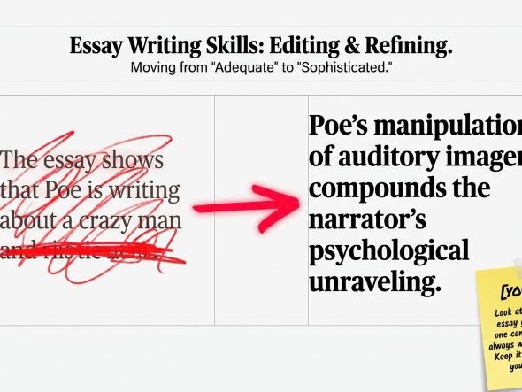 Essay Writing Skills: Editing & Refining | Self-Paced Study Guide | Any Text