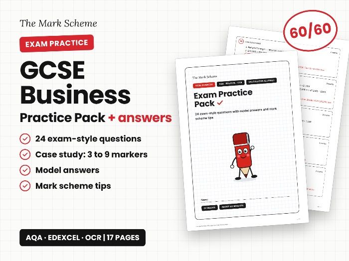 GCSE Business Exam Practice Pack + Answers