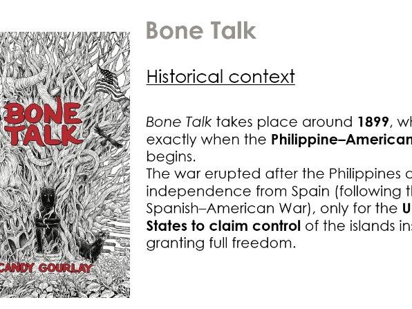 Bone Talk by Candy Gourlay- Reading Comprehension intervention/lesson