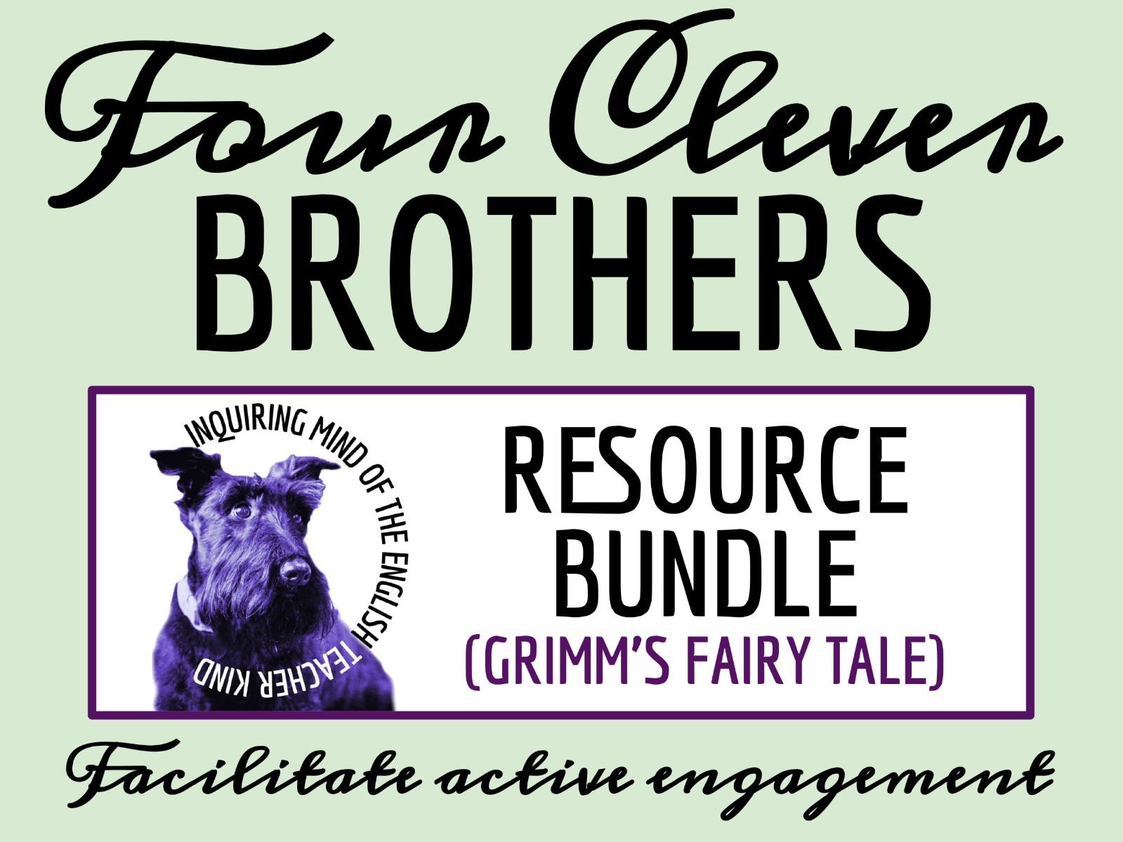 "The Four Clever Brothers" | Grimm's Fairy Tale Activities | Fantasy Literature
