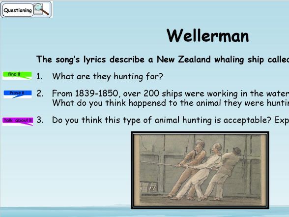 Sea Shanties Literacy Resource feat The Wellerman