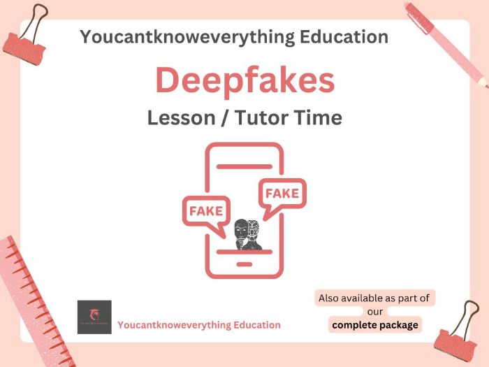 Deepfake / AI Tutor Time PSHE