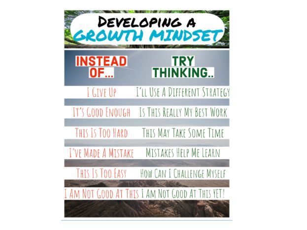 Growth Mindset classroom Display / Poster