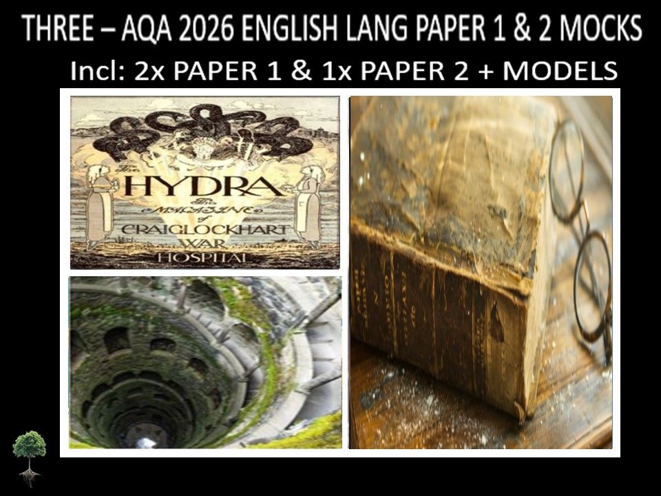 THREE - AQA PAPER 1 & 2 | 2026 FULL MOCKS | MODELS