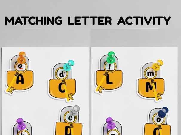 Letter Matching Game – Printable Alphabet Activity for Preschool & Kindergarten