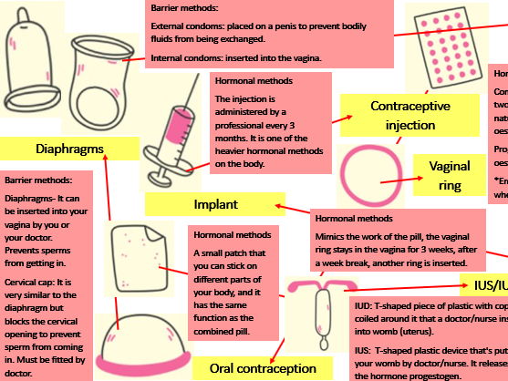 Contraception x2 lessons