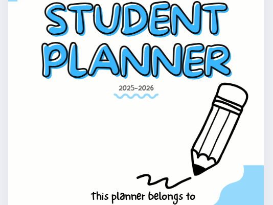 Student Weekly Planner