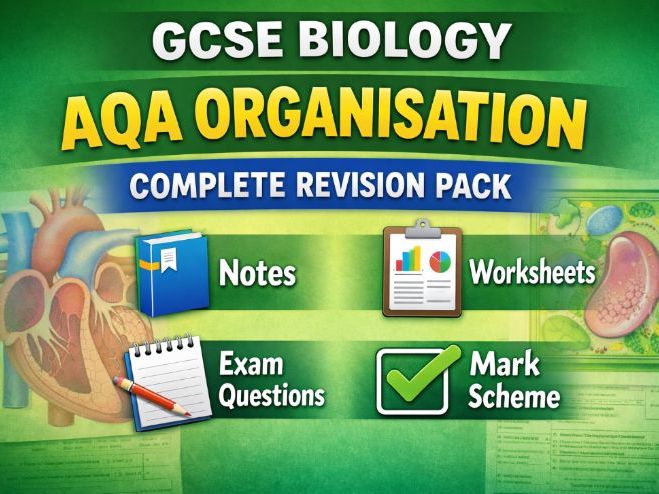 GCSE Biology Organisation Revision Pack