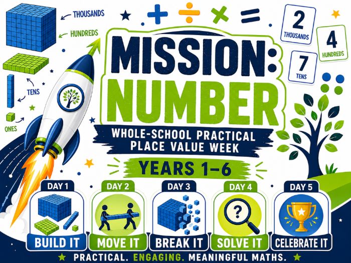 Mission: Number  Whole-School Practical Place Value Week | Years 1–6 | Plans, Resources & PowerPoint