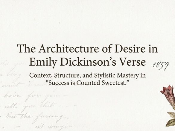 Success is counted sweetest by Emily Dickinson | Senior English Analysis Deck