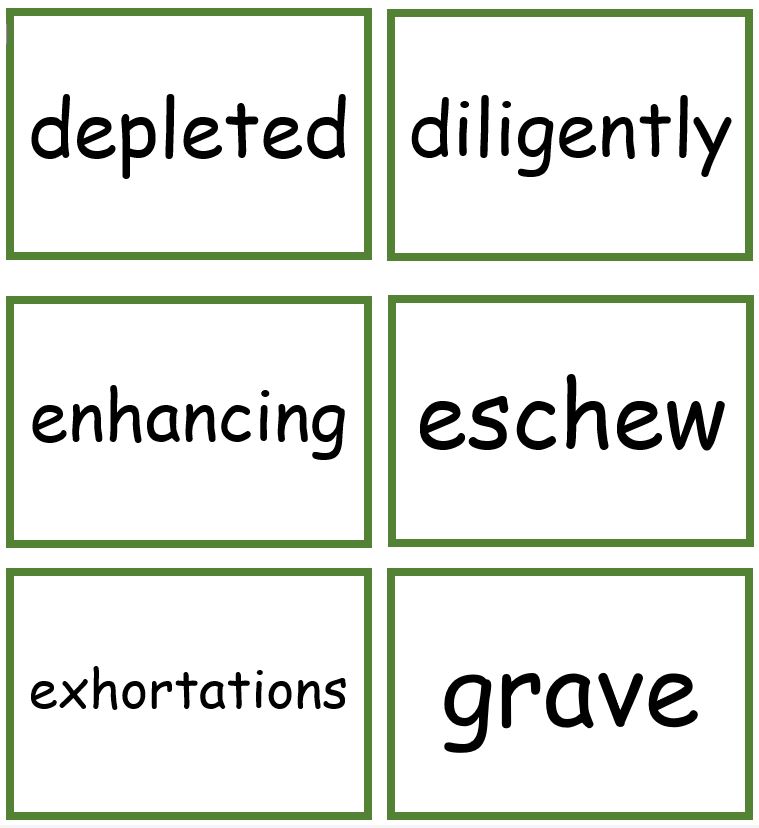 Complete Comprehension Key Words Flashcards | Teaching Resources