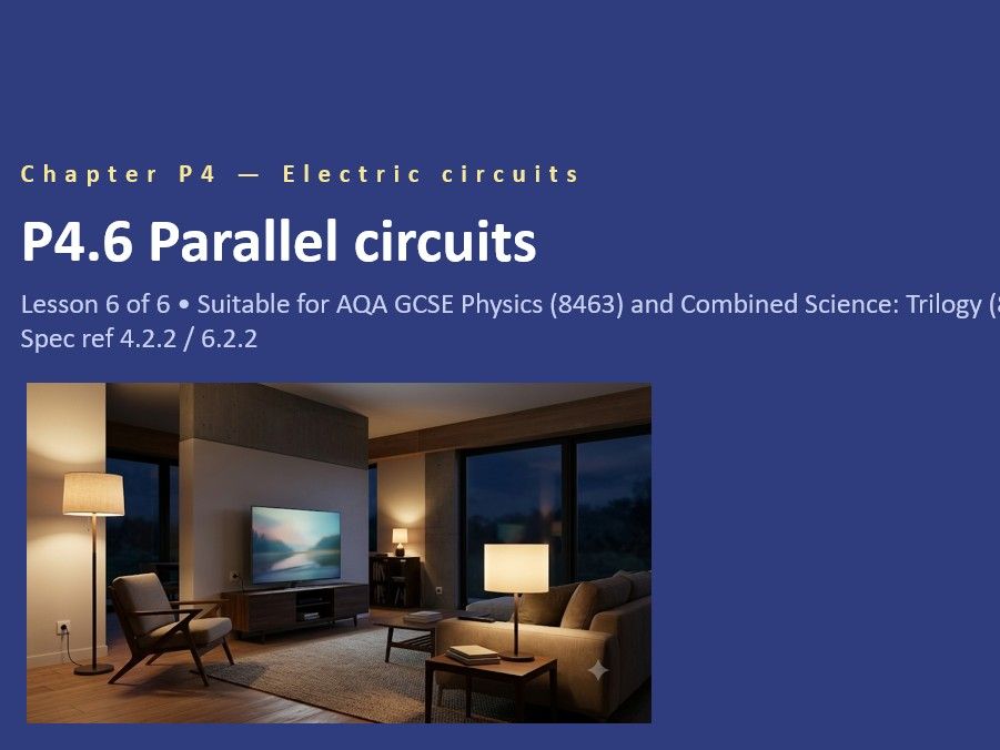 P4.6 Parallel Circuits (AQA GCSE Combined Trilogy and Separate Physics)