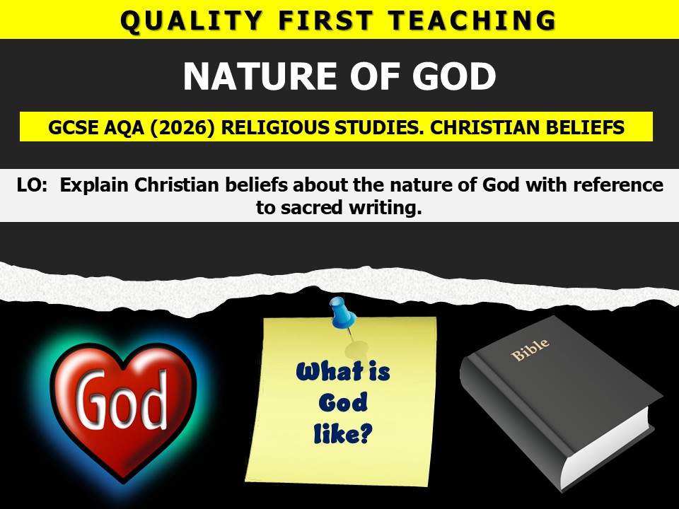 NATURE OF GOD. CHRISTIAN BELIEFS