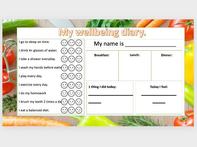 Healthy Choices assessment