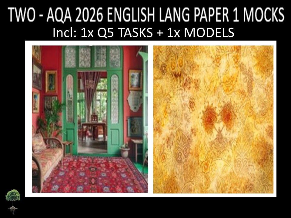 TWO - AQA PAPER 1 | 2026 FULL MOCKS | Q5 TASKS | MODELS