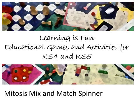 Science Games and Activities:  Make and Learn - Mitosis Spinner