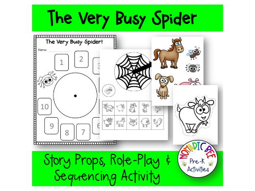 The Very Busy Spider Sequencing Activity
