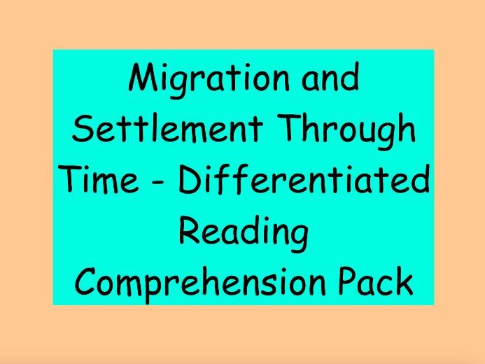 Migration and Settlement Through Time – Differentiated Reading Comprehension Pack (KS2)