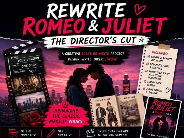 Reimagining Romeo and Juliet: Creative Scene Re-Write Project