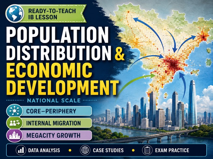 IB Geography - Core 1 Changing Populations; Population Distribution